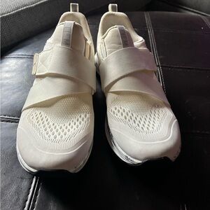 Women's Cream Athletic Shoes